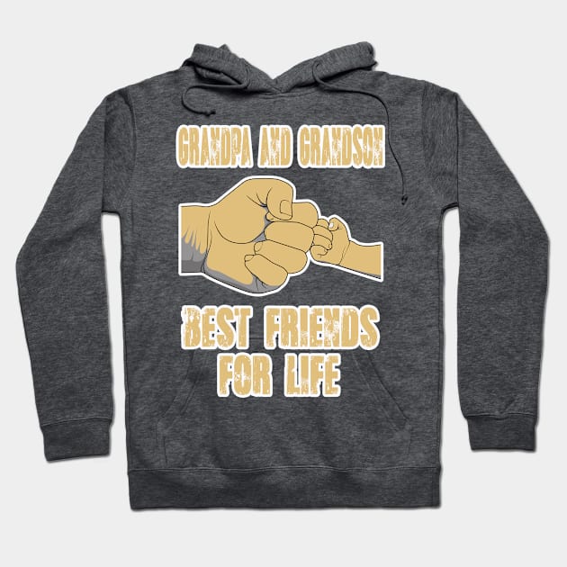 grandma and grandson best friends for life Hoodie by DESIGNBOOK